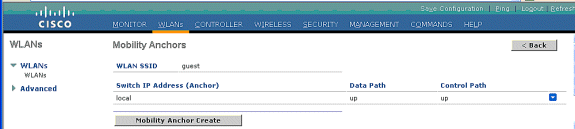 O ap-gerente e as interfaces de gerenciamento estão no VLAN nativo da porta física 1 do WLC. A porta 1 conecta ao Catalyst Switch e recebe o tráfego da rede cliente.