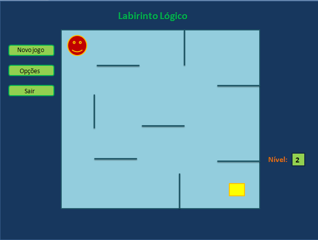 Figura 5 Protótipo do jogo Labirinto Lógico 4.