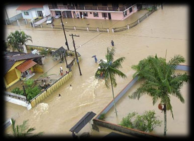 DEGRADAÇÃO DO MEIO AMBIENTE Enchentes