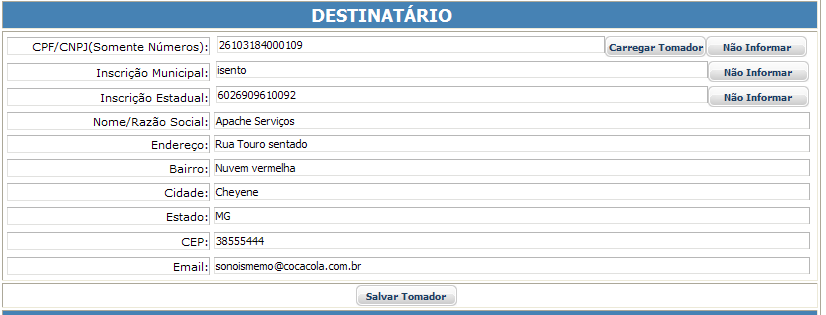 Emissão de NFS-e. Para iniciar a emissão da NFS-e clique no Menu uma nova janela para emissão da NFS-e.. Abrirá Dados do Prestador.