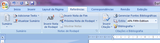 5º) Passo: Como inserir Bibliografia e Citações.