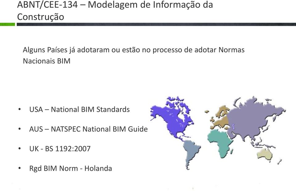 Normas Nacionais BIM USA National BIM Standards AUS