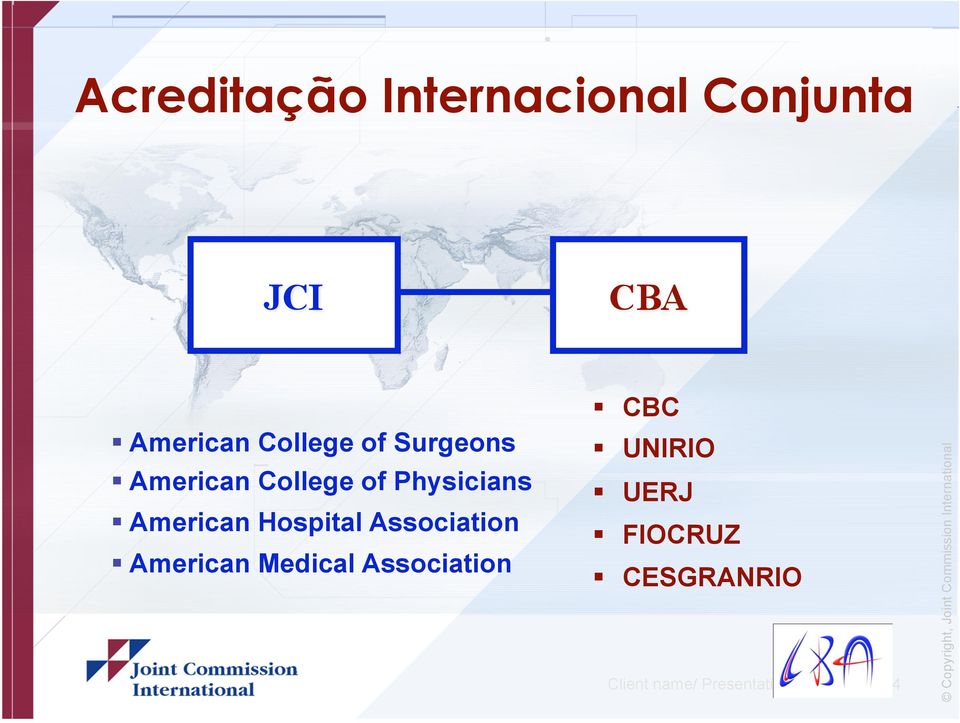 Association American Medical Association CBC UNIRIO UERJ