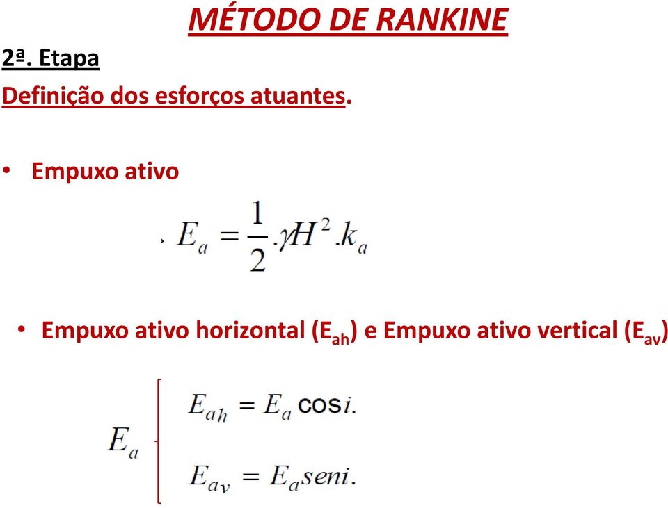 Empuxo ativo Empuxo ativo