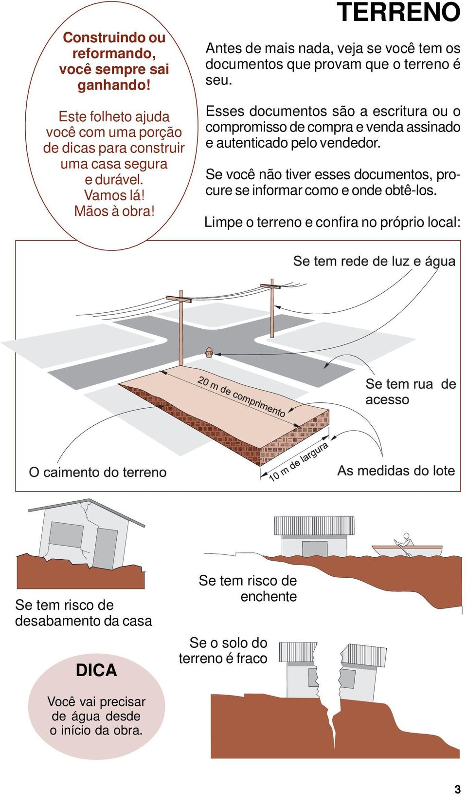 Esses documentos são a escritura ou o compromisso de compra e venda assinado e autenticado pelo vendedor.