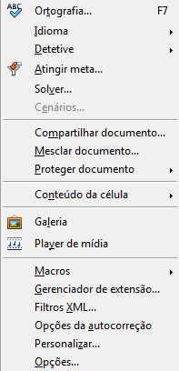 Formatando Planilha: Esta opção permite que o usuário renomeie uma planilha, que oculte linhas, colunas, planilhas individuais selecionadas, ou ainda que volte a mostrar linhas, colunas as planilhas