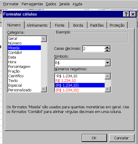 NESTA CAIXA VOCÊ ALTERA A MANEIRA COMO SÃO EXIBIDOS NÚMEROS,DATAS, ETC.