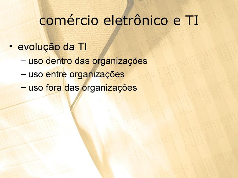 das organizações uso entre