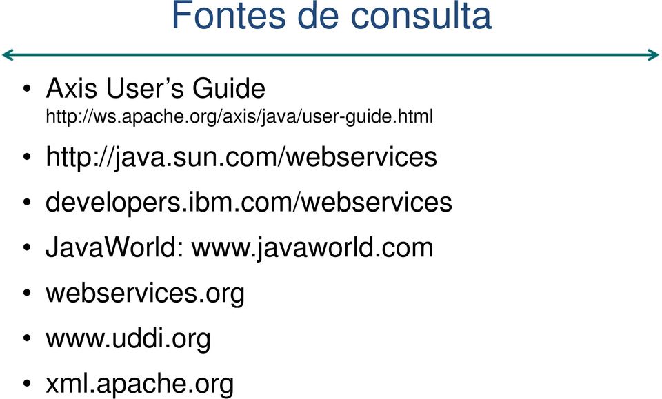 com/webservices developers.ibm.