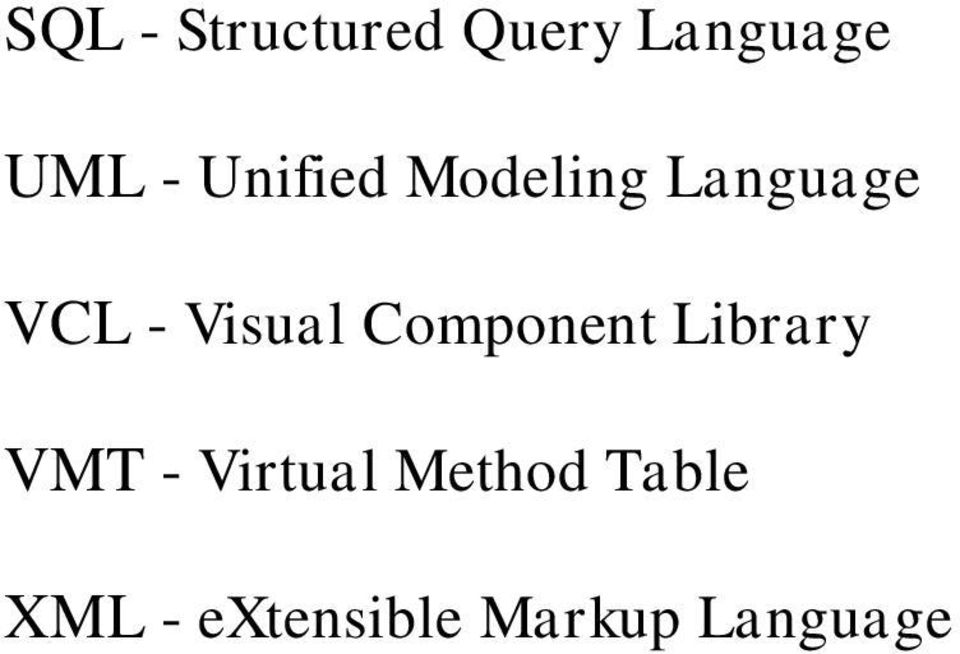 Component Library VMT - Virtual Method