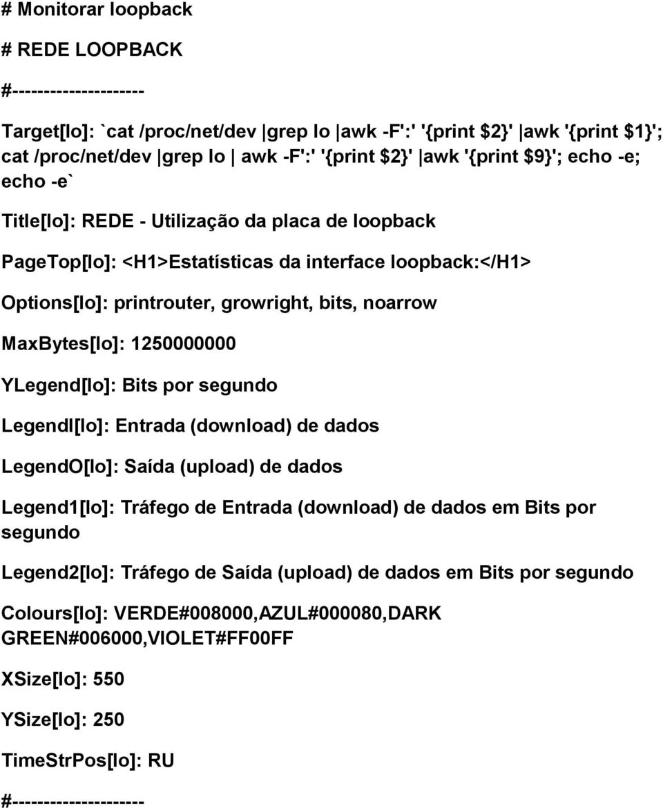 MaxBytes[lo]: 1250000000 YLegend[lo]: Bits por segundo LegendI[lo]: Entrada (download) de dados LegendO[lo]: Saída (upload) de dados Legend1[lo]: Tráfego de Entrada (download) de dados em Bits por