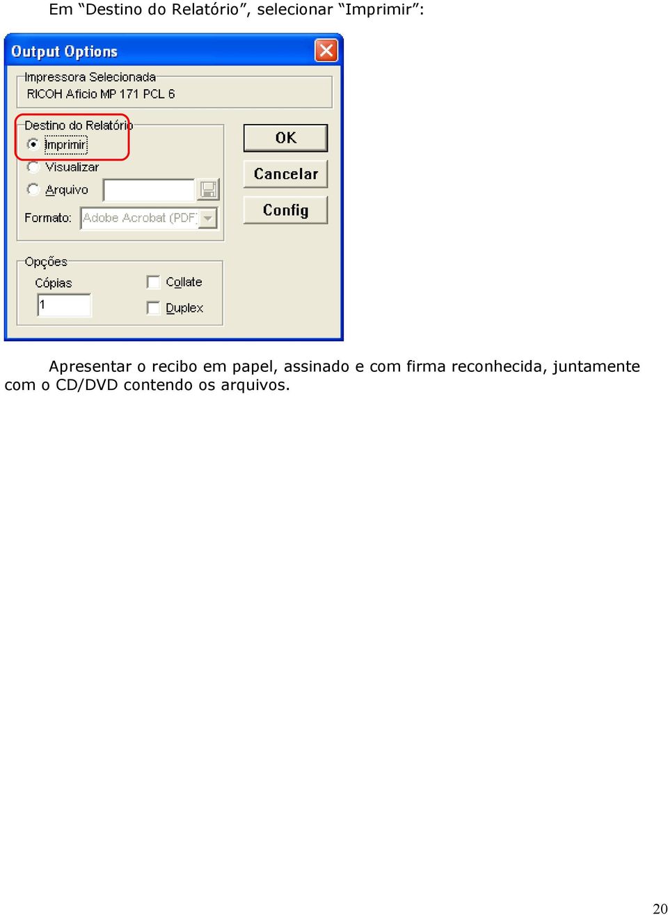 papel, assinado e com firma