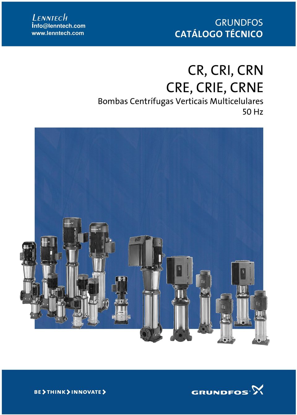 com GRUNDFOS CATÁLOGO TÉCNICO CR,