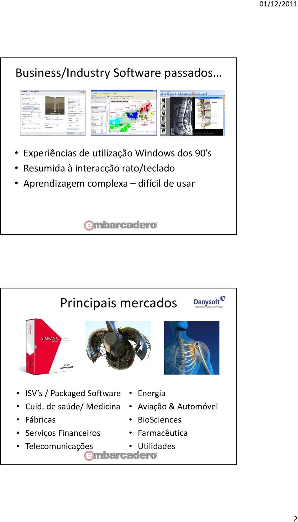 mercados ISV s / Packaged Software Cuid.