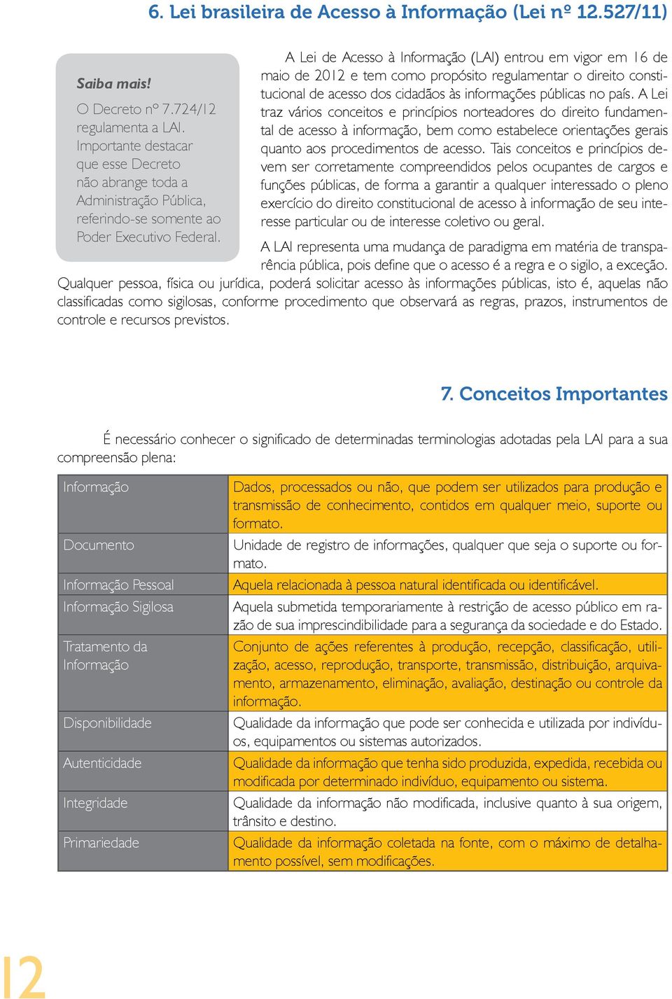 A Lei de Acesso à Informação (LAI) entrou em vigor em 16 de maio de 2012 e tem como propósito regulamentar o direito constitucional de acesso dos cidadãos às informações públicas no país.