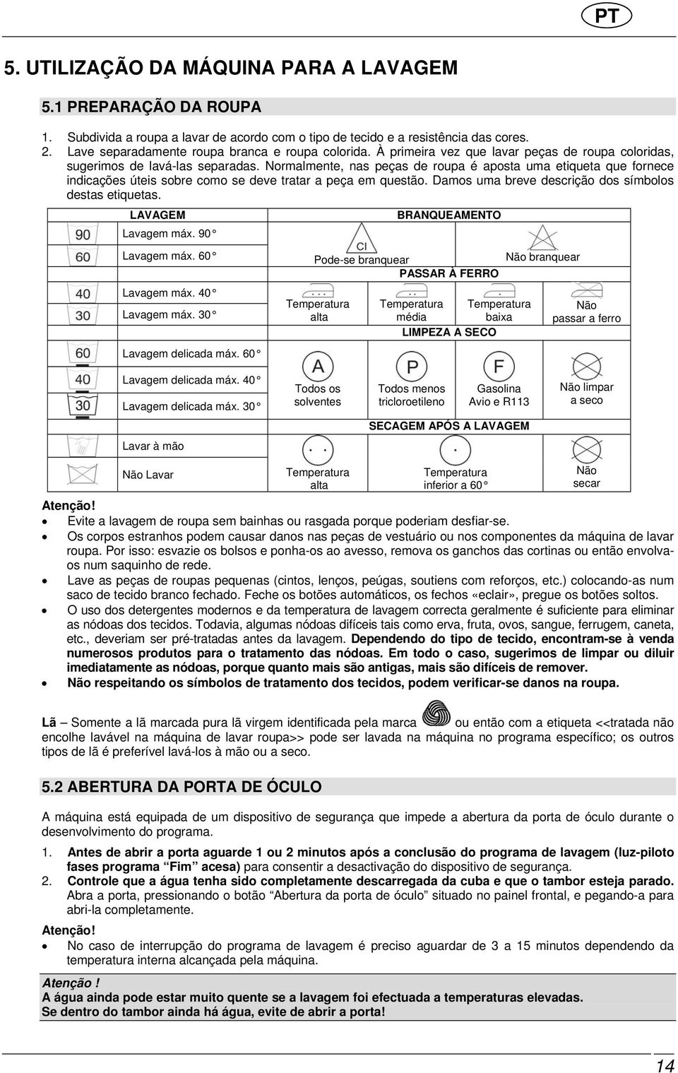 MÁQUINA DE LAVAR ROUPA MANUAL DE INSTRUÇÕES - PDF Free Download