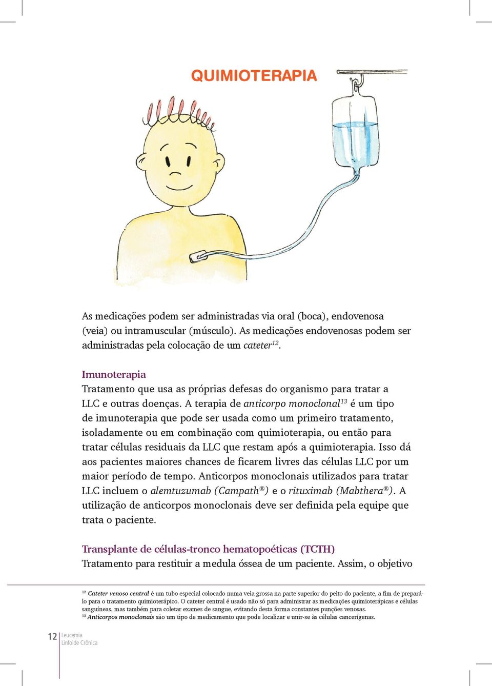 A terapia de anticorpo monoclonal 13 é um tipo de imunoterapia que pode ser usada como um primeiro tratamento, isoladamente ou em combinação com quimioterapia, ou então para tratar células residuais