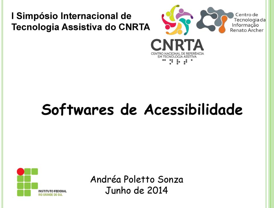 Softwares de Acessibilidade