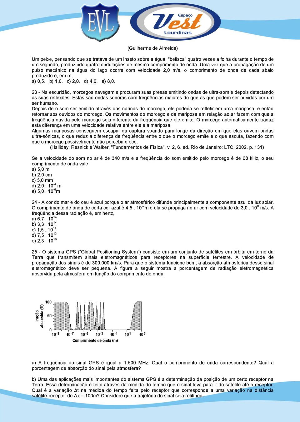 23 - Na escuridão, morcegos navegam e procuram suas presas emitindo ondas de ultra-som e depois detectando as suas reflexões.