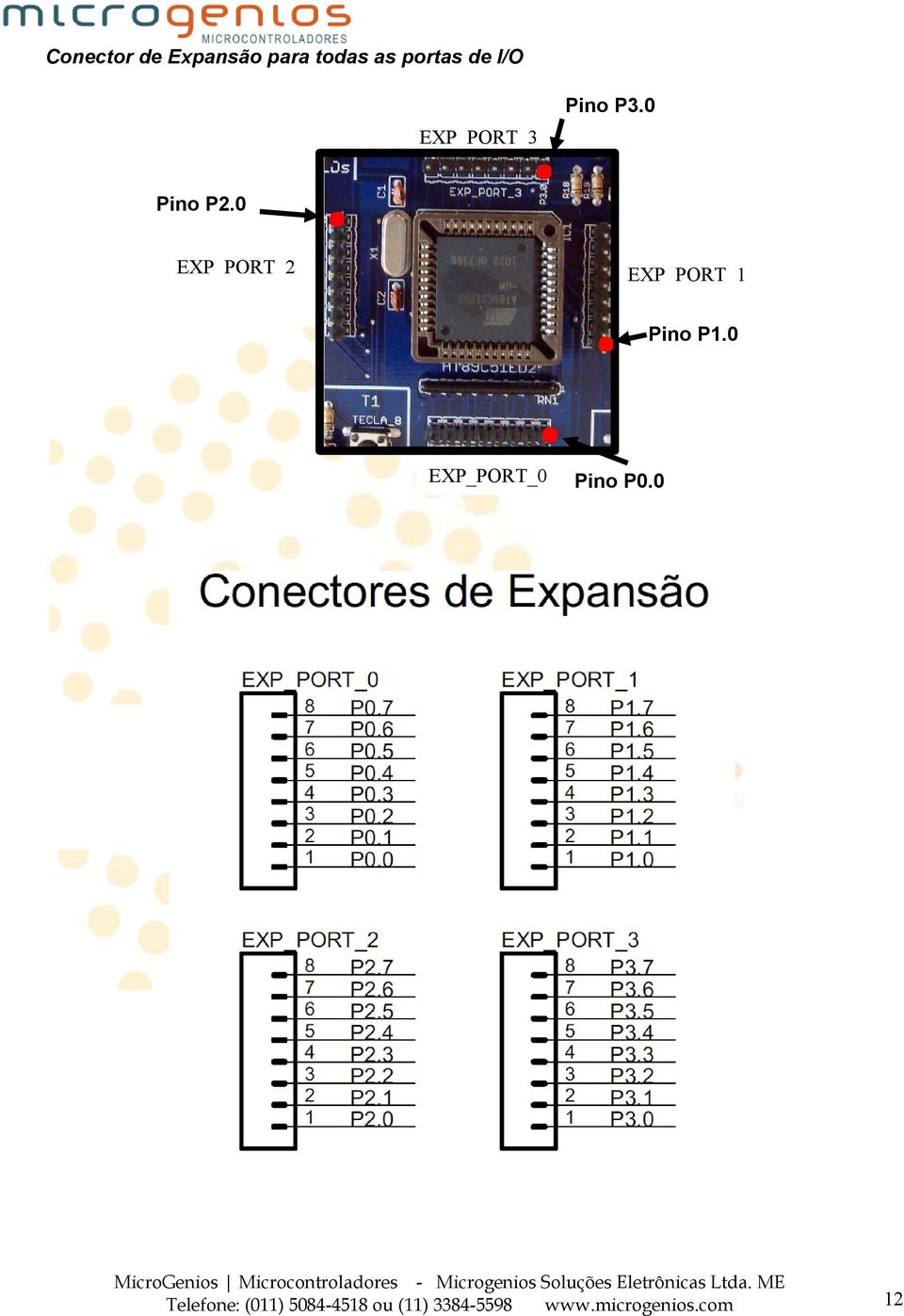 0 EXP_PORT_2 EXP_PORT_1 Pino P1.