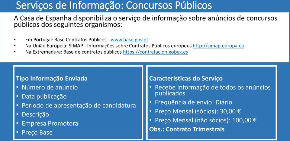 eu Na Extremadura: Base de contratos públicos https://contratacion.gobex.
