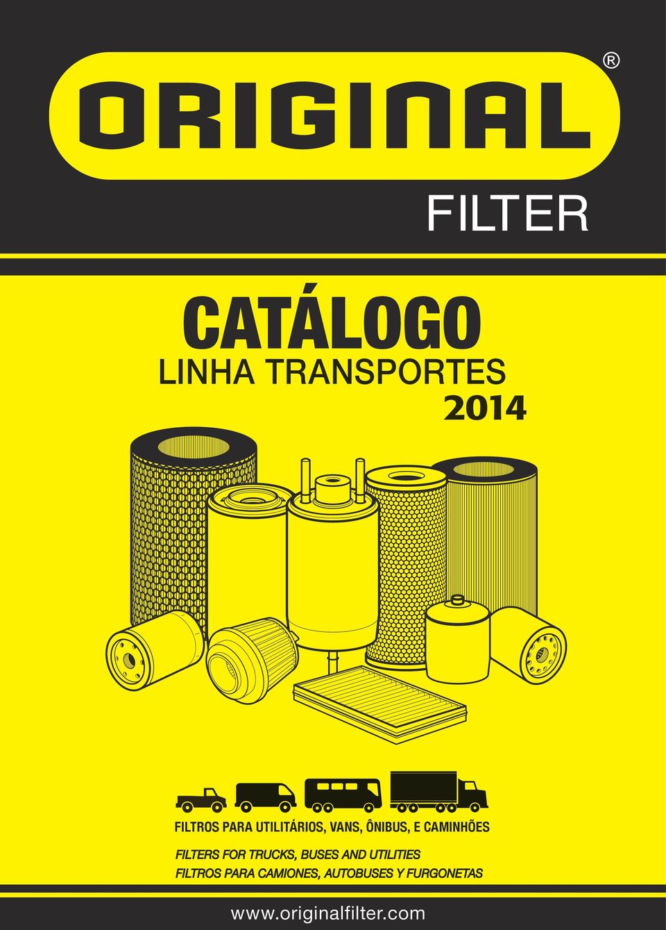 FILTERS FOR TRUCKS, BUSES AND UTILITIES FILTROS PARA