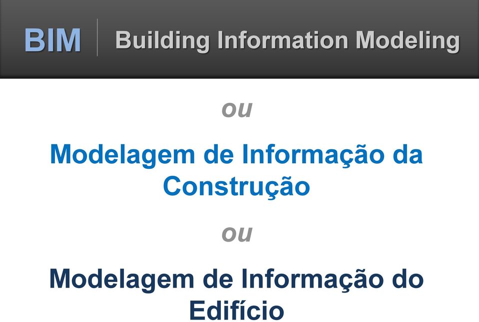 Informação da Construção ou