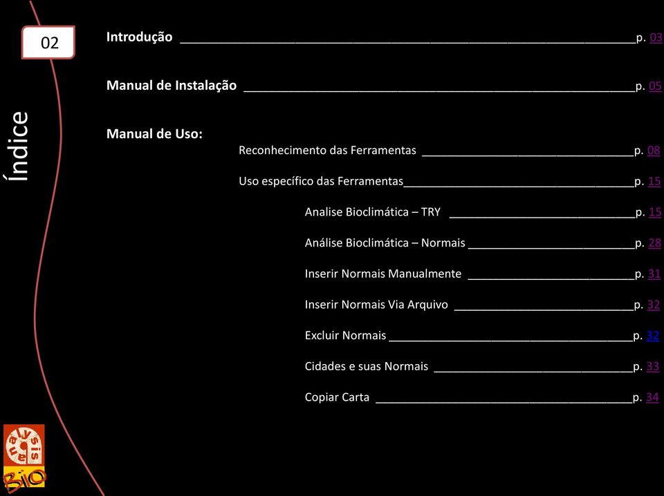 08 Uso específico das Ferramentas p. 15 Analise Bioclimática TRY p.