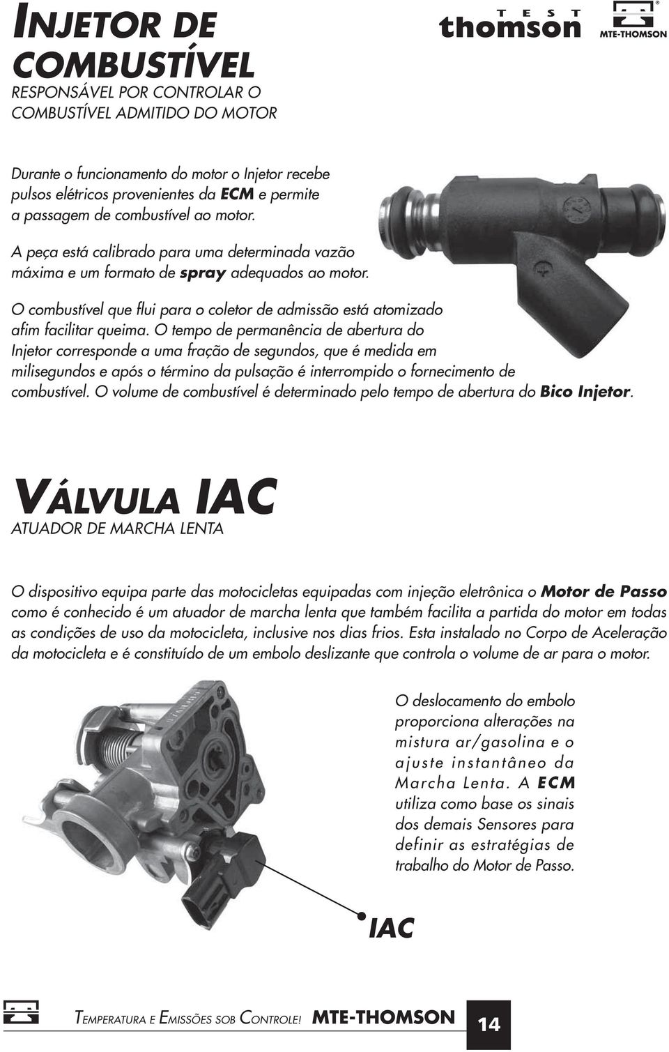 O combustível que flui para o coletor de admissão está atomizado afim facilitar queima.