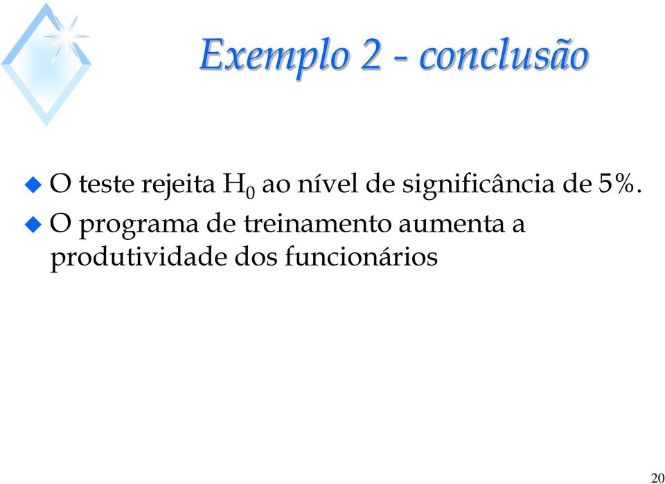 O programa de treinamento aumenta a