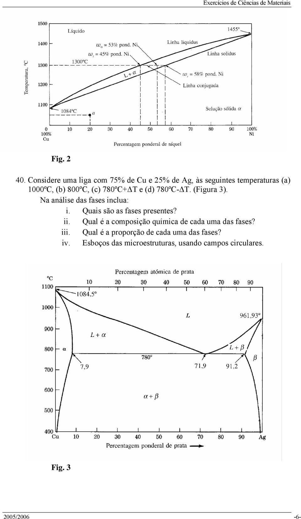 (c) 780ºC+ΔT e (d) 780ºC-ΔT. (Figura 3). Na análise das fases inclua: i.