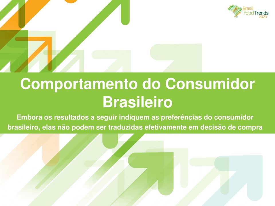 preferências do consumidor brasileiro, elas