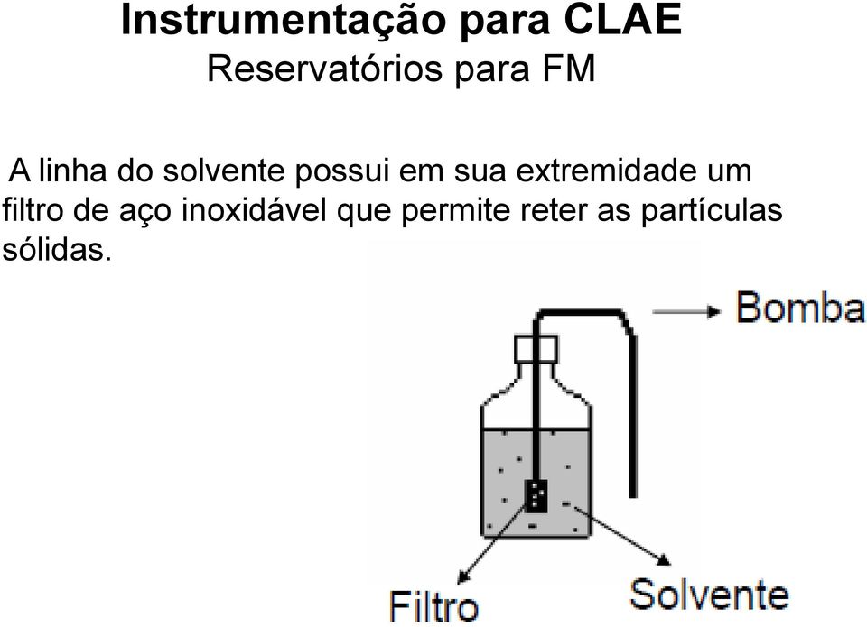 extremidade um filtro de aço