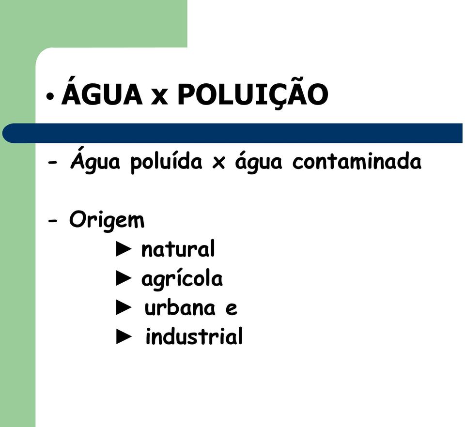 contaminada - Origem