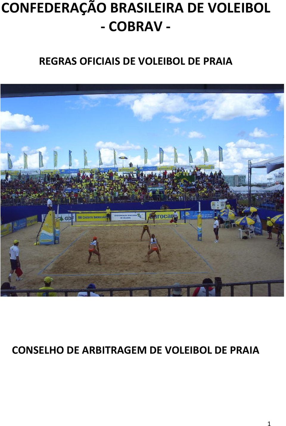 OFICIAIS DE VOLEIBOL DE PRAIA