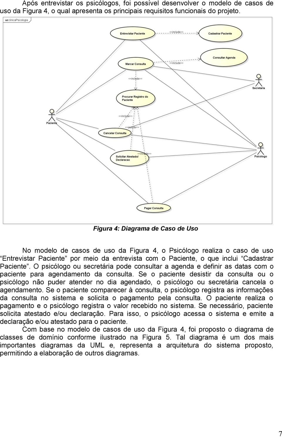 O psicólogo ou secretária pode consultar a agenda e definir as datas com o paciente para agendamento da consulta.