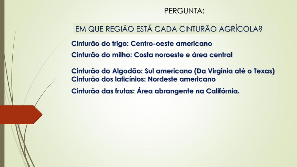 noroeste e área central Cinturão do Algodão: Sul americano (Da Virginia