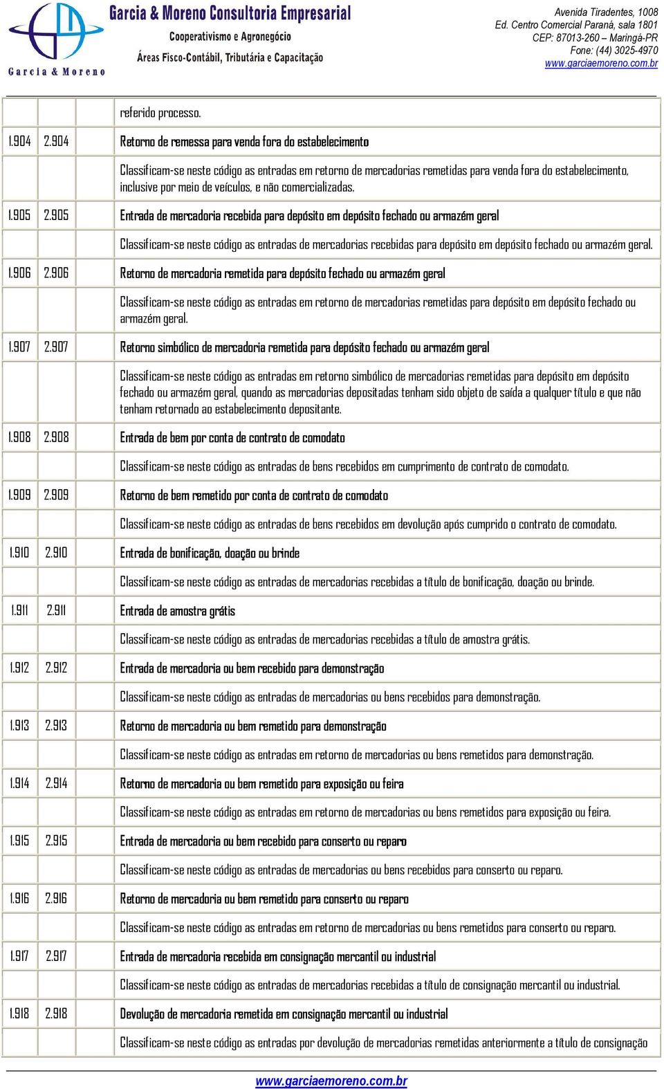 veículos, e não comercializadas. 1.905 2.