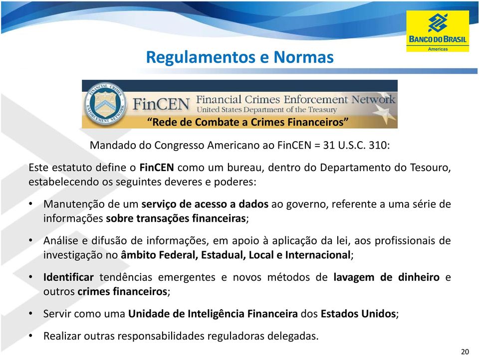 imes Financeiros Mandado do Co