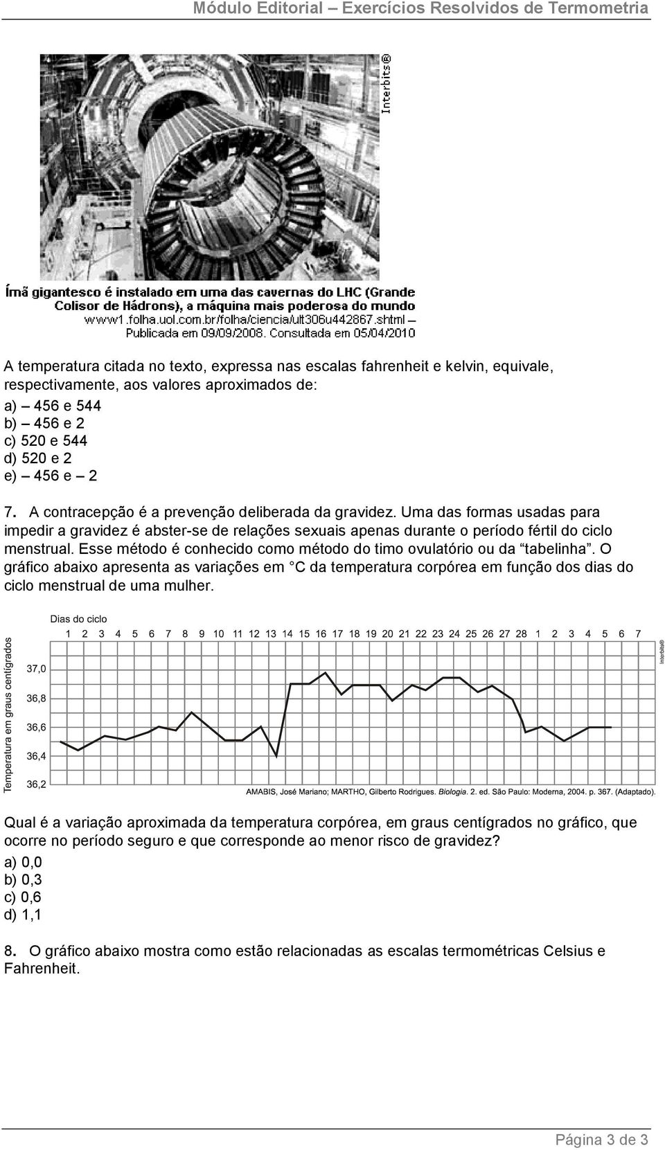 Esse método é conhecido como método do timo ovulatório ou da tabelinha. O gráfico abaixo apresenta as variações em C da temperatura corpórea em função dos dias do ciclo menstrual de uma mulher.