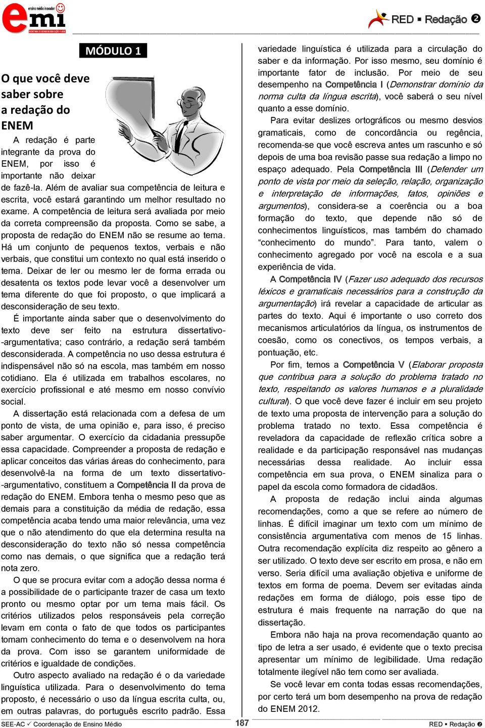 Como se sabe, a proposta de redação do ENEM não se resume ao tema. Há um conjunto de pequenos textos, verbais e não verbais, que constitui um contexto no qual está inserido o tema.