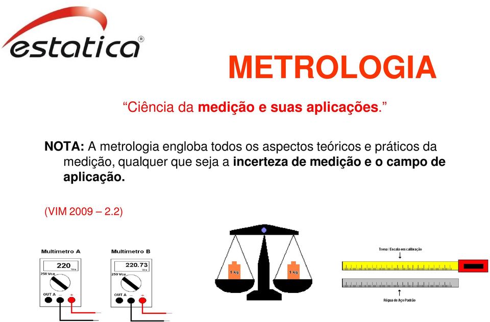 teóricos e práticos da medição, qualquer que seja a