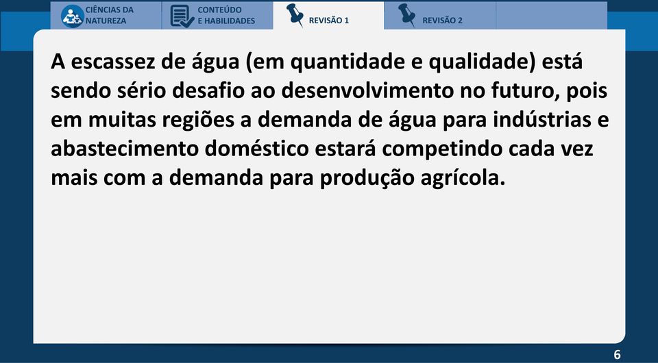 regiões a demanda de água para indústrias e abastecimento