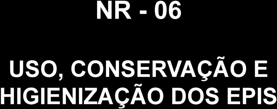 CONSERVAÇÃO