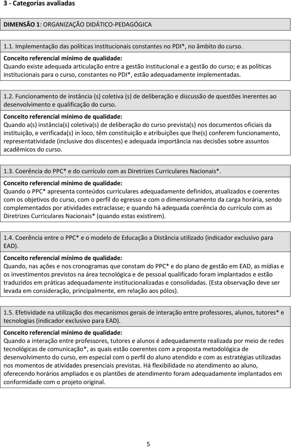 Funcionamento de instância (s) coletiva (s) de deliberação e discussão de questões inerentes ao desenvolvimento e qualificação do curso.