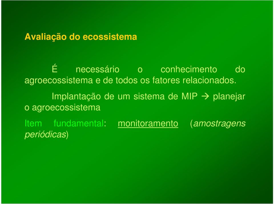 Implantação de um sistema de MIP planejar o