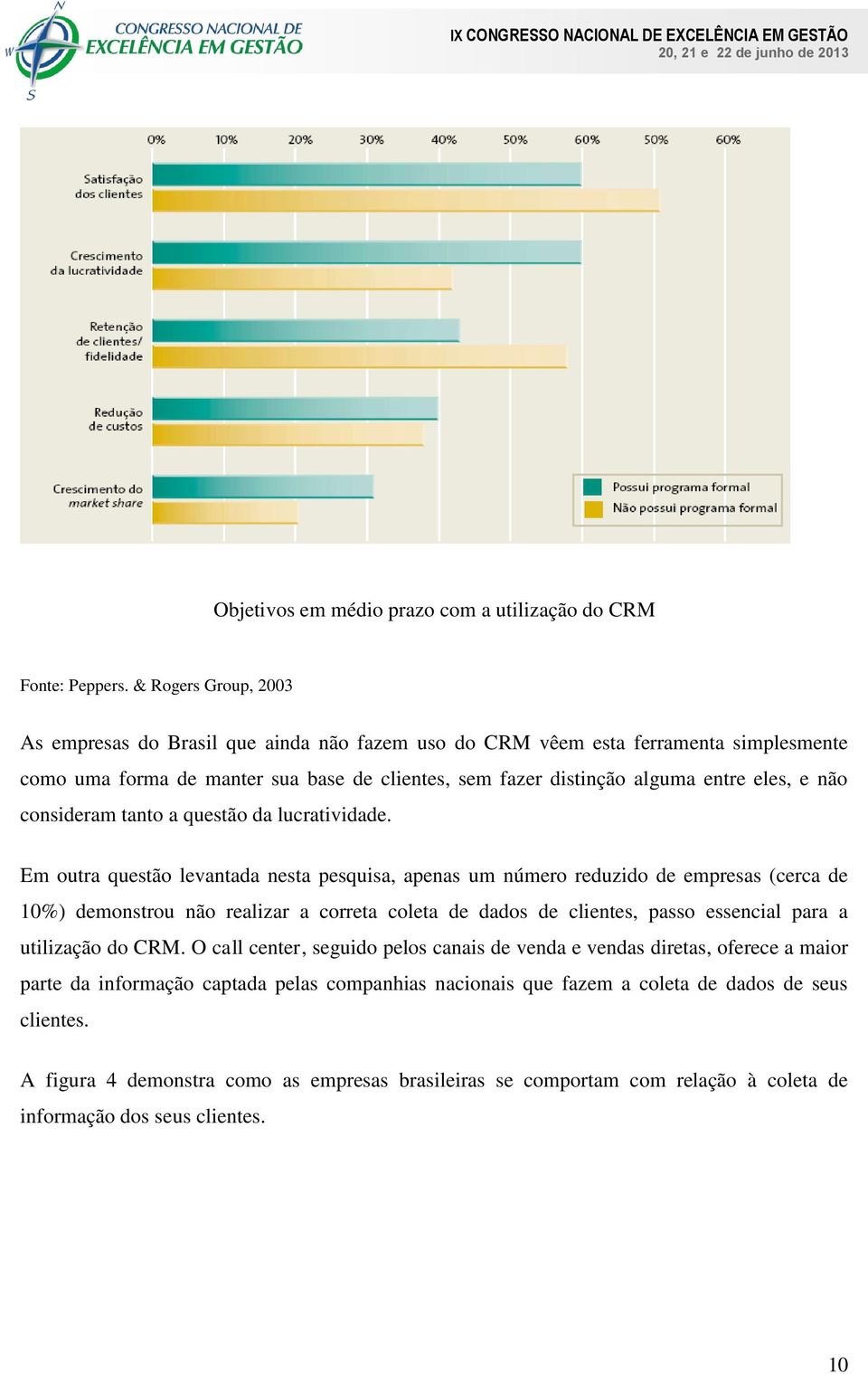 consideram tanto a questão da lucratividade.