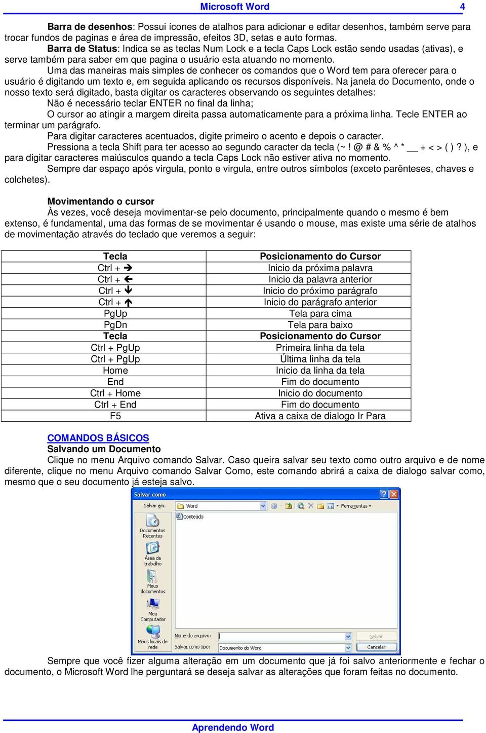 Uma das maneiras mais simples de conhecer os comandos que o Word tem para oferecer para o usuário é digitando um texto e, em seguida aplicando os recursos disponíveis.