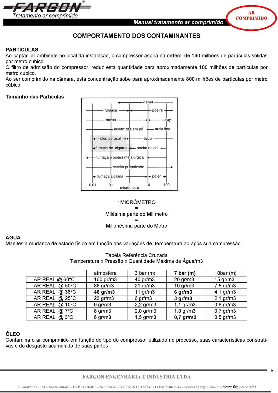 Ao ser comprimido na câmara, esta concentração sobe para aproximadamente 800 milhões de partículas por metro cúbico.