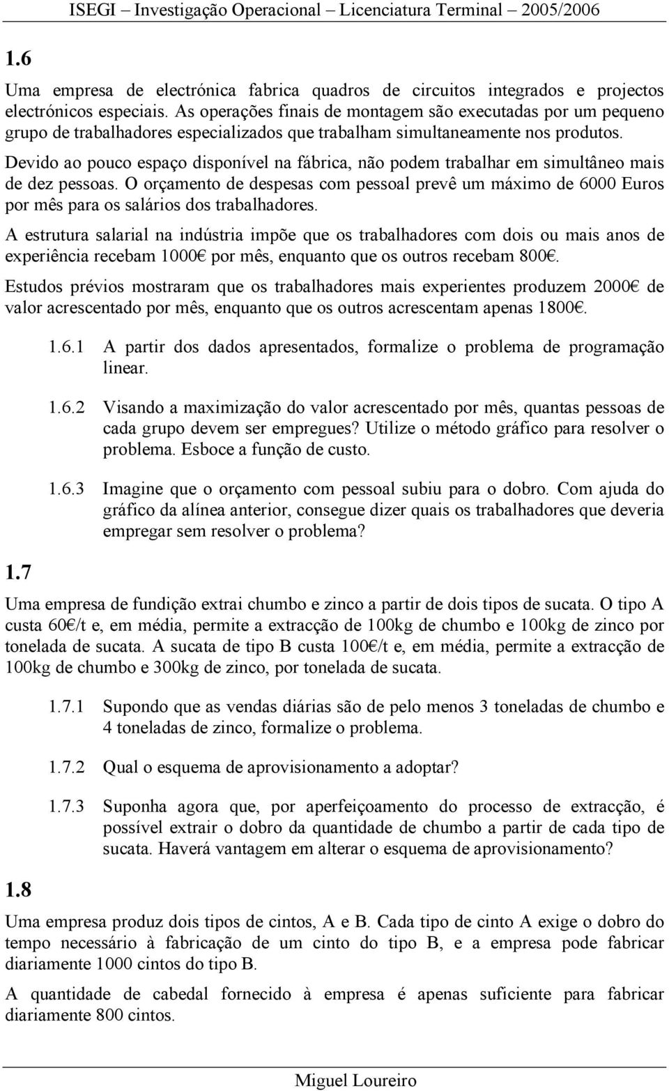 1. Problemas de Programação Linear - PDF Free Download